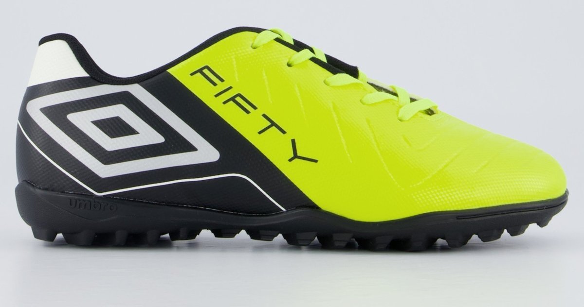Imagem principal Chuteira Umbro Fifty VI Juvenil Society Amarela e amarelo Umbro amarelo