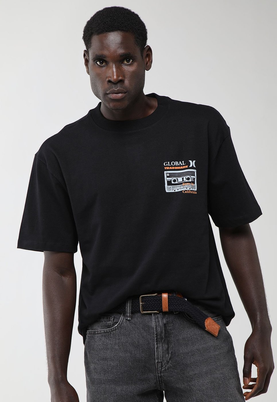 Camiseta Masculina Hurley ESP State Preta