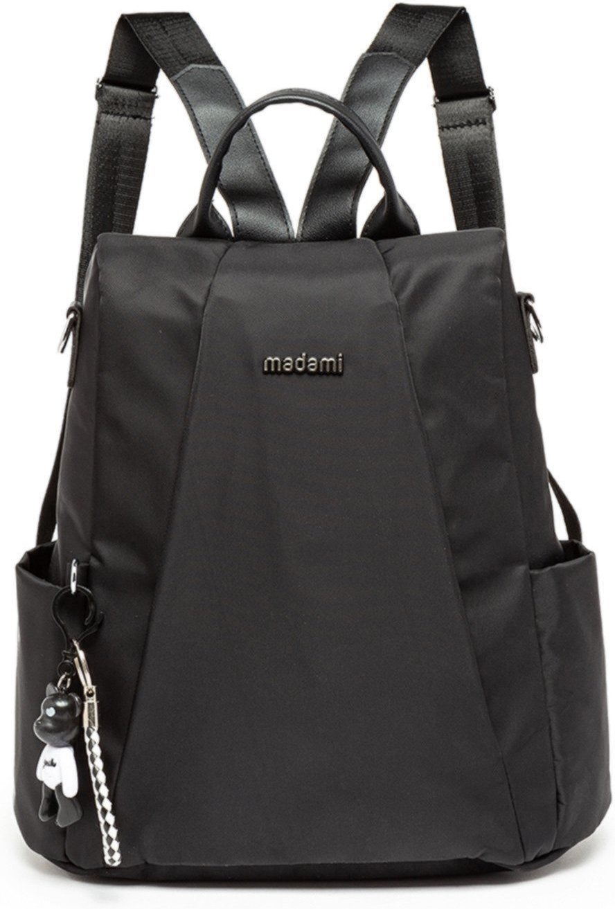 Imagem principal Mochila Feminina Casual Passeio Bolsa Antifurto Espaçosa Resistente Madami preto Madami preto