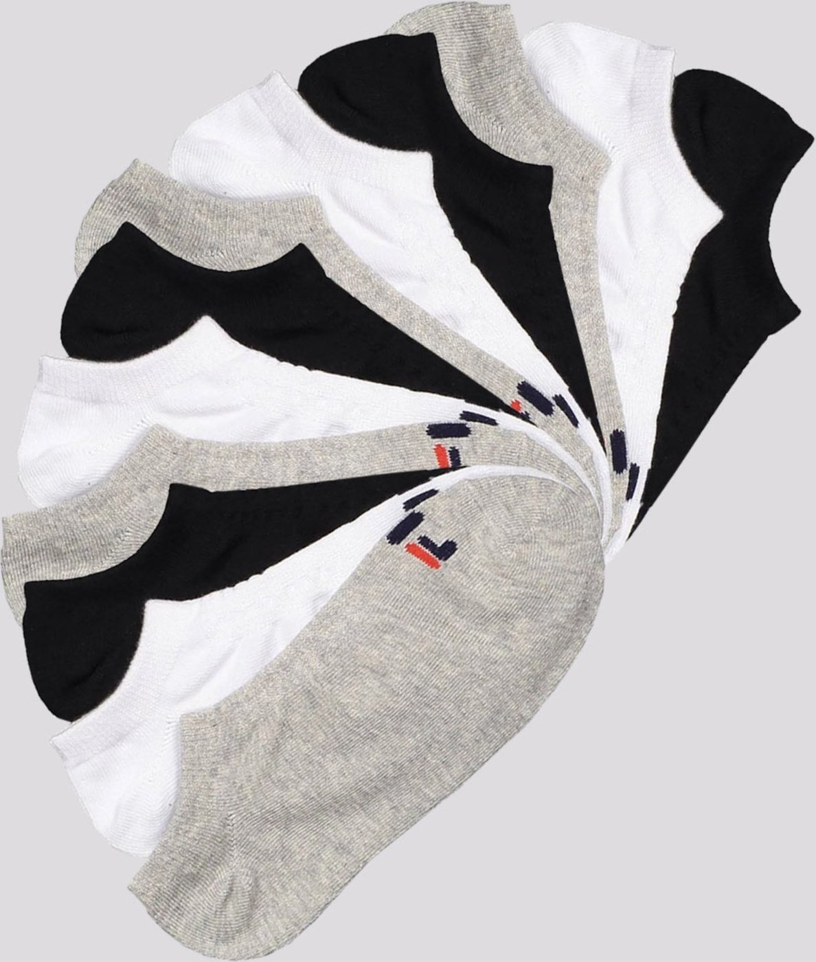 Kit Meia 12 Pares Fila Cano Curto Lisa