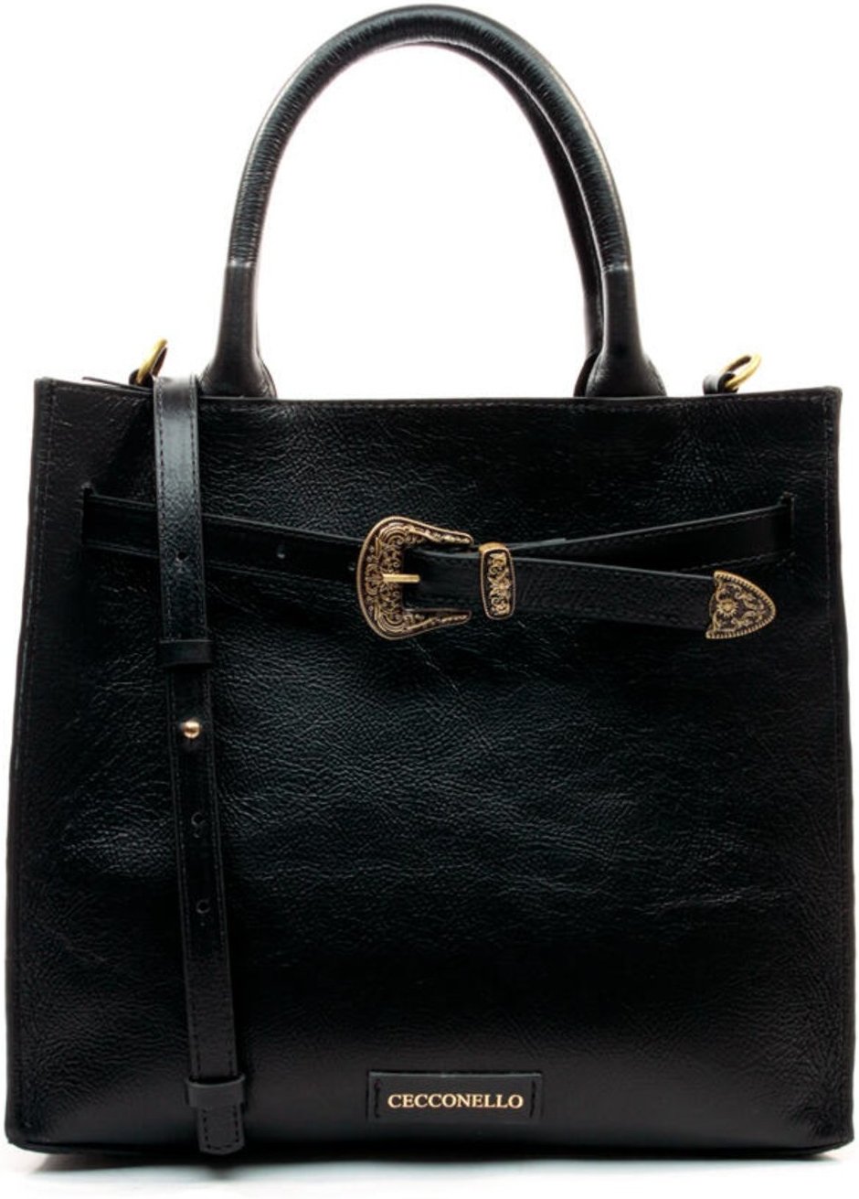 Imagem principal Bolsa Leona Couro Cecconello C2918-4 preto preto