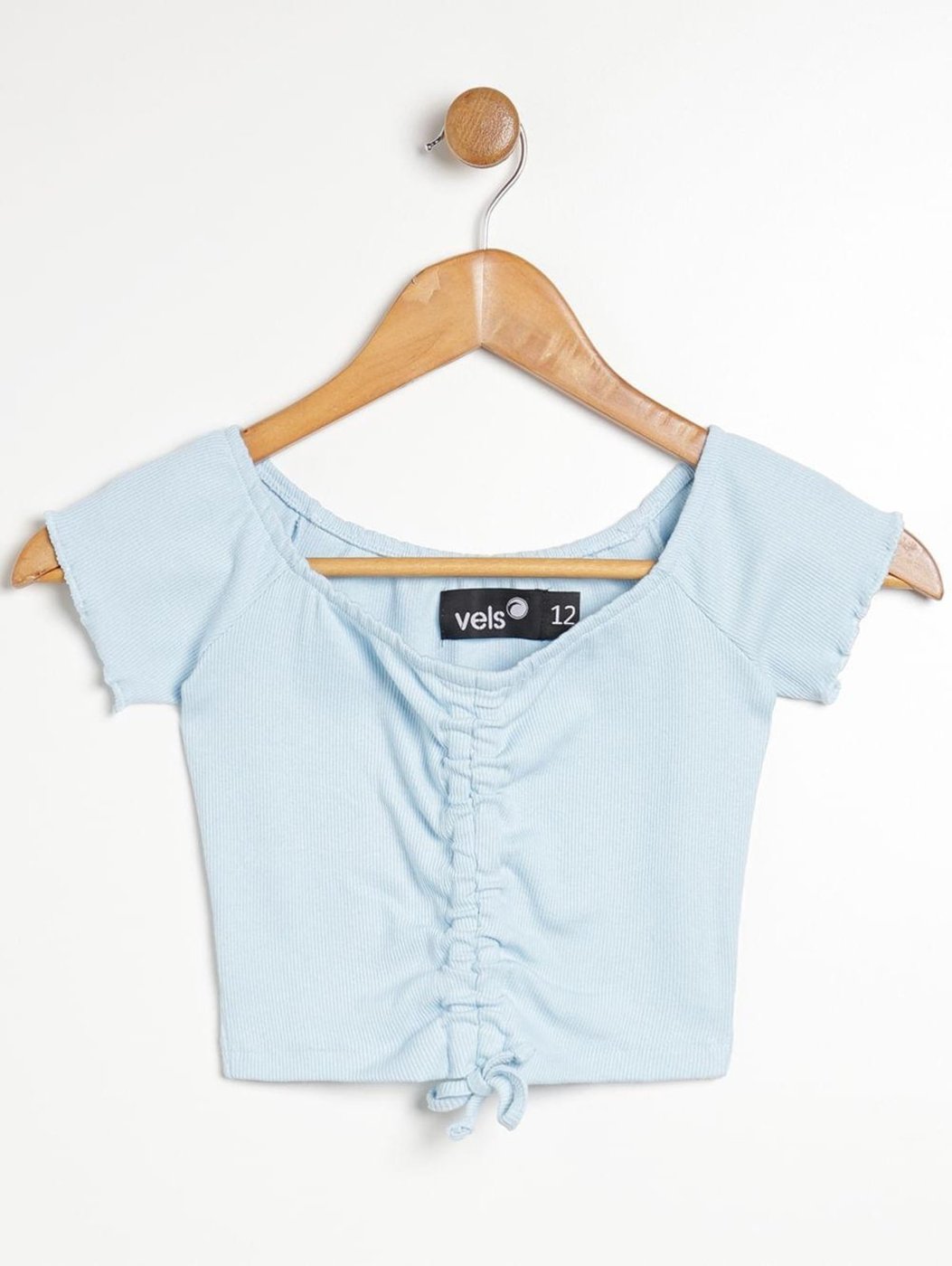 Infantil - Blusa Cropped Vels Juvenil Para Menina CLARO