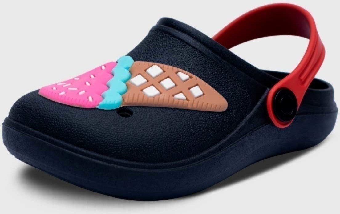 Imagem principal Infantil - Babuche Feminino Pópidi Menina Sorvete preto Pópidí preto