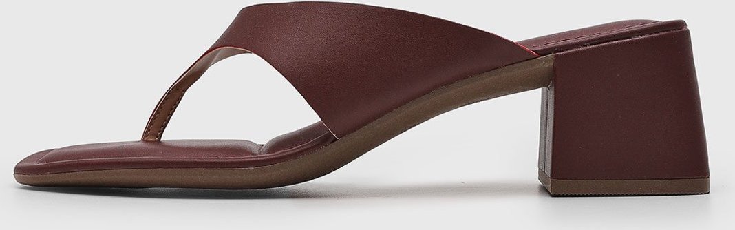 Imagem principal Sandália Feminina VIA UNO Salto Bloco marrom VIA UNO marrom