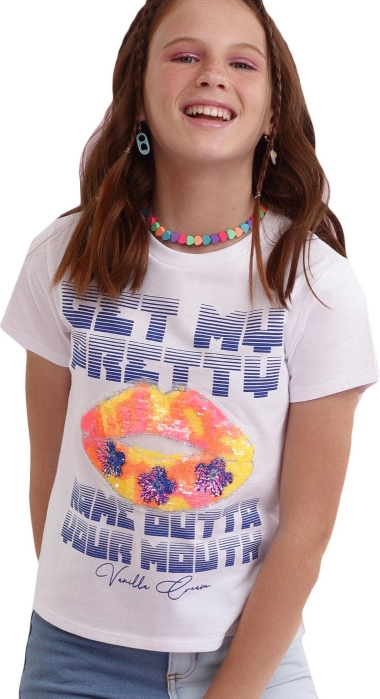 Infantil - Camiseta Branco Vanilla Cream Branco