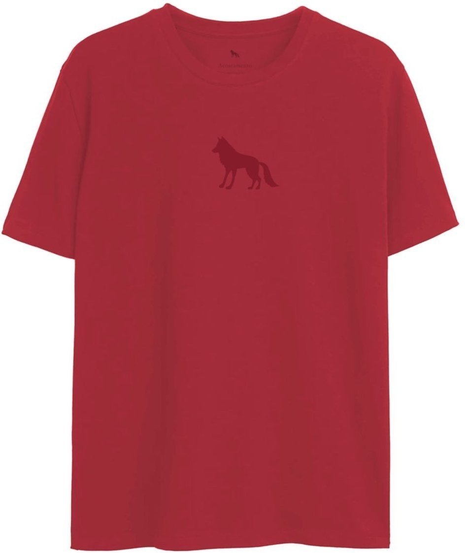 Imagem principal Camiseta Embossing Masculina Acostamento ACOSTAMENTO MASCULINO vermelho ACOSTAMENTO MASCULINO vermelho