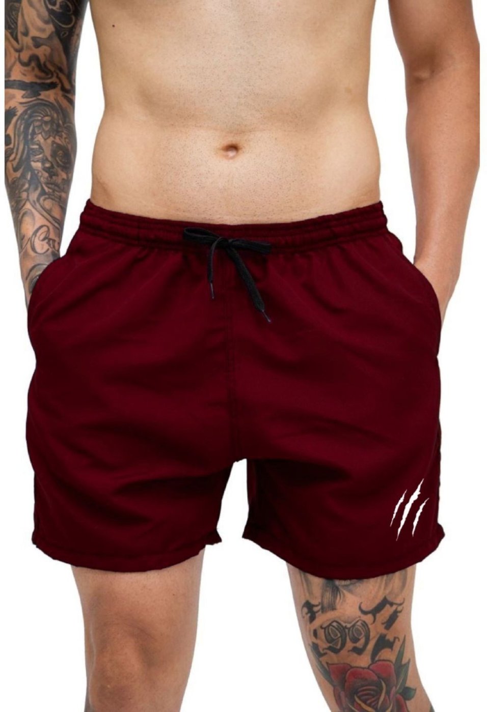 Imagem principal Short Bermuda Tactel Shorts Masculino Mauricinho Academia Treino Genuine preto Genuine preto