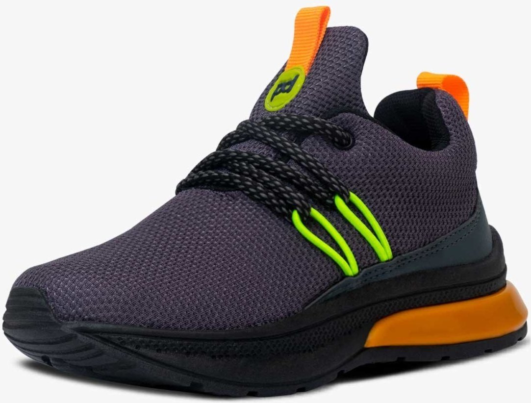 Imagem principal Infantil - Tênis Esportivo com Cadarço Pópidi Masculino Chumbo cinza Pópidí cinza