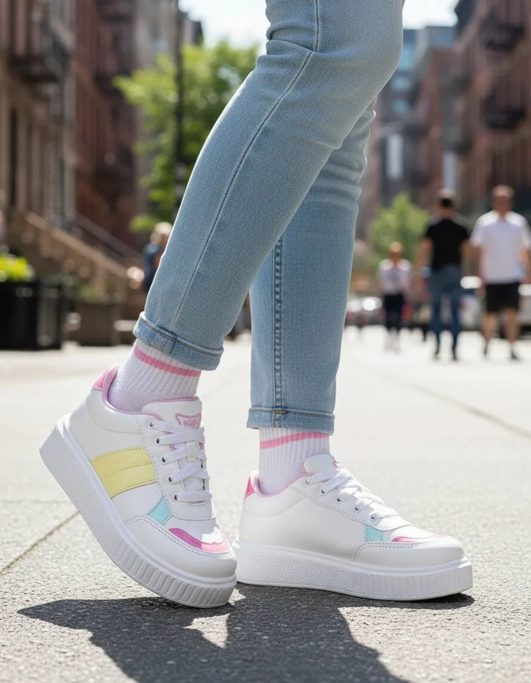 Infantil - Tênis Feminino Casual Footz Menina Moda Escolar Confortável Leve Social