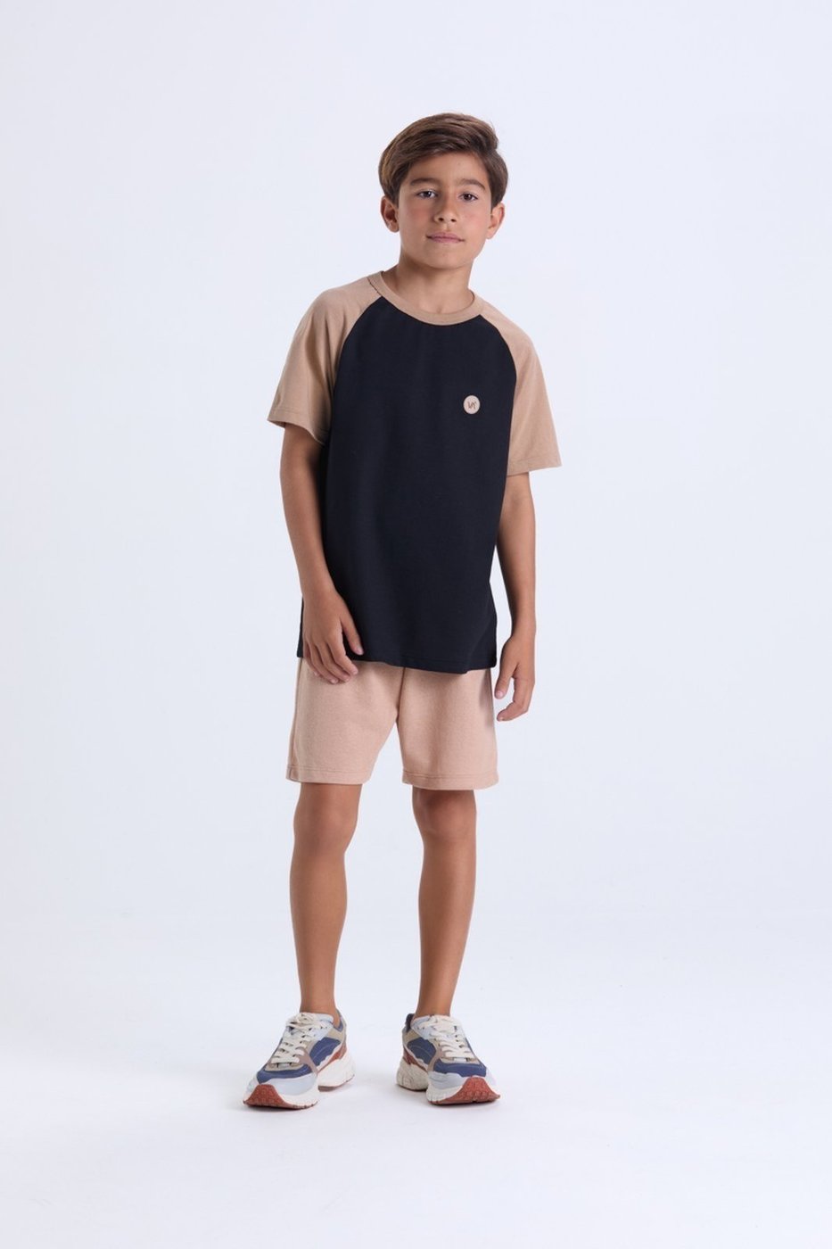 Imagem principal Infantil - Conjunto Masculino de Verão Raglan VIDA COSTEIRA azul VIDA COSTEIRA azul