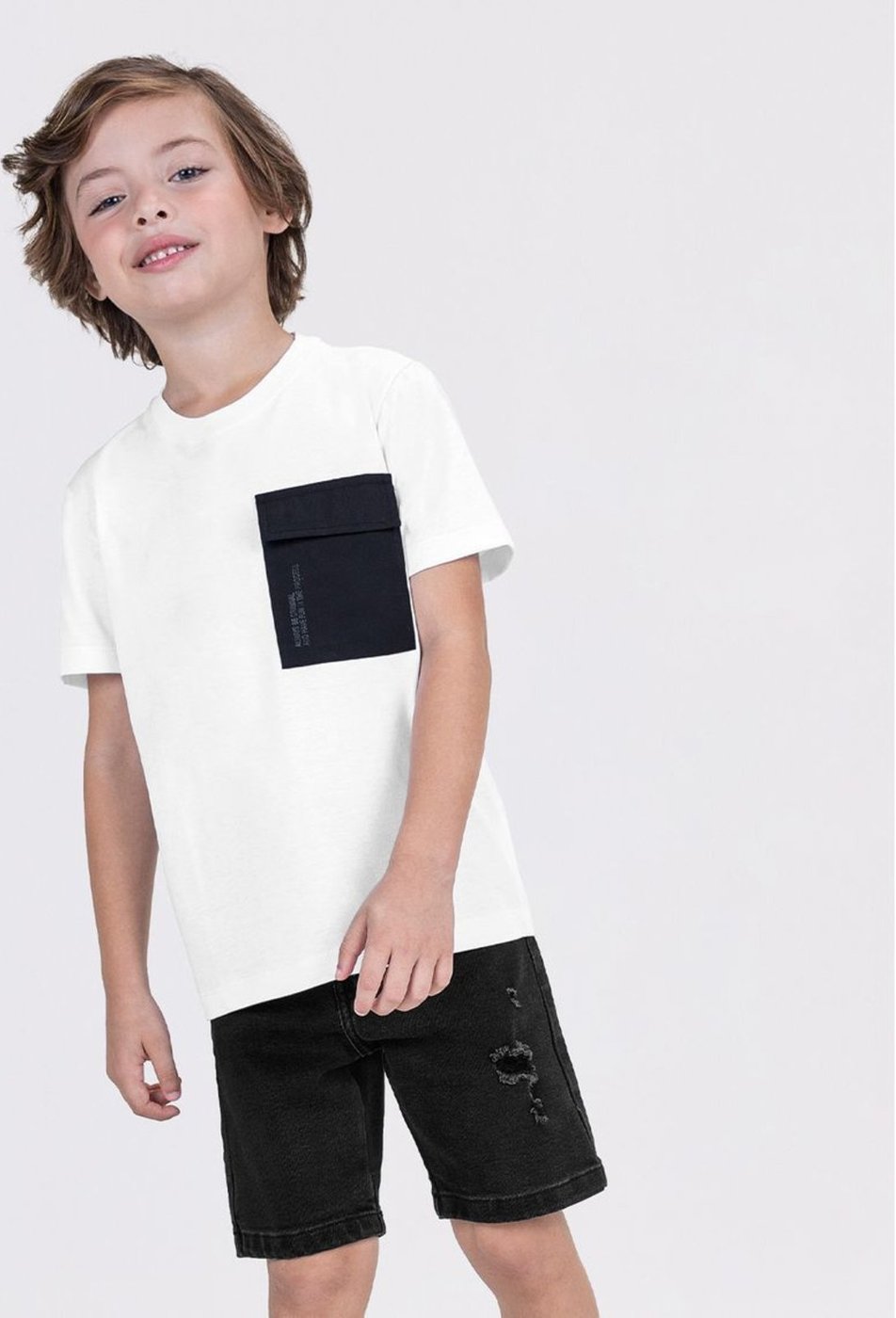 Imagem principal Infantil - Conjunto Camiseta Com Bermuda Trick Nick TRICK NICK JEANS azul TRICK NICK JEANS azul