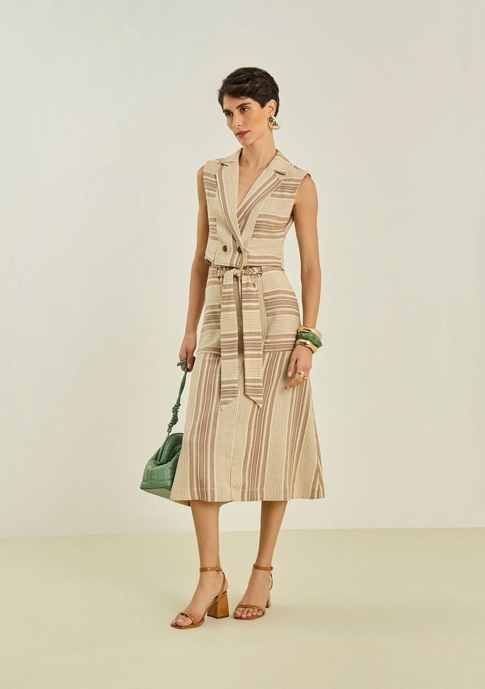 Saia Maria Valentina Lápis Alta Midi