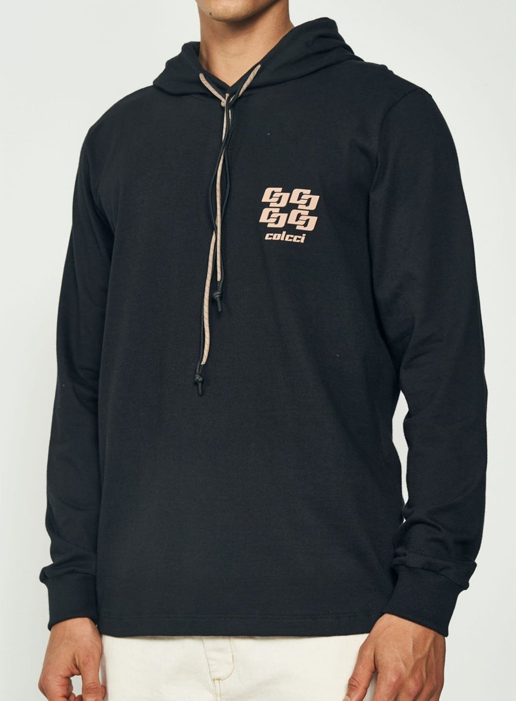 Imagem principal Blusa De Moletom Masculino Com Capuz Colcci preto Colcci preto