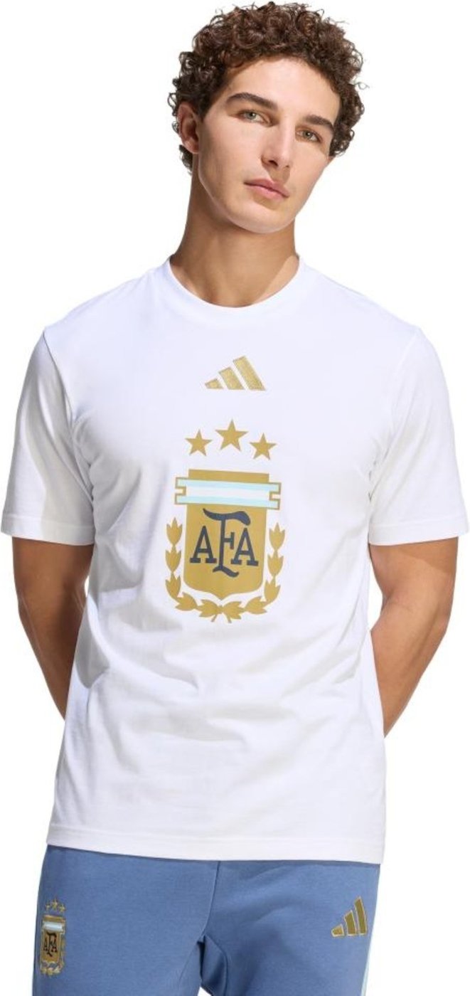 Imagem principal Camisa Estampada Argentina DNA adidas Performance branco Adidas branco