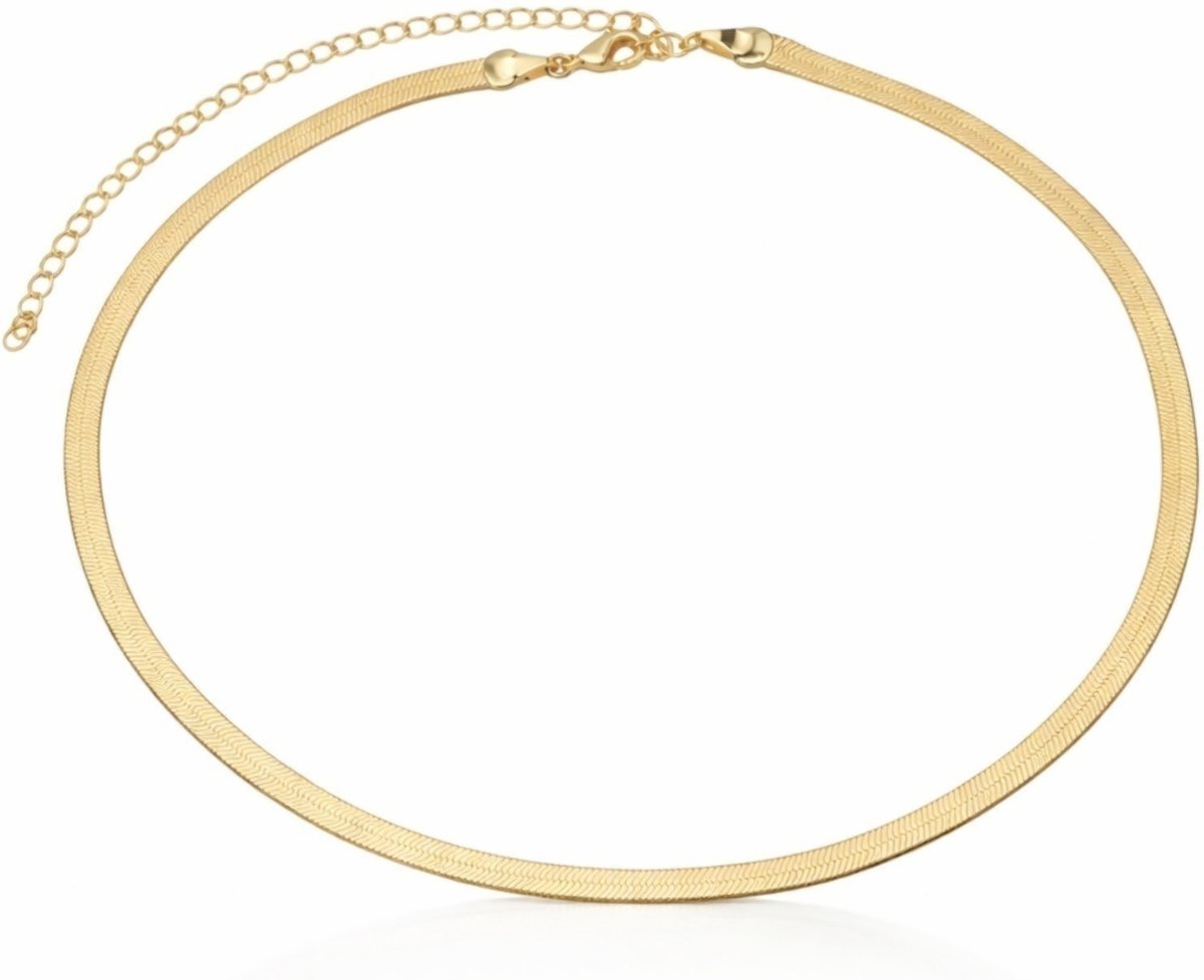 Choker Maleavel 4mm Banhada a Ouro 18k
