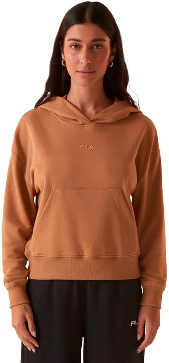 Imagem principal Moletom Feminino Fila Classic Capuz Bordado caramelo Fila caramelo