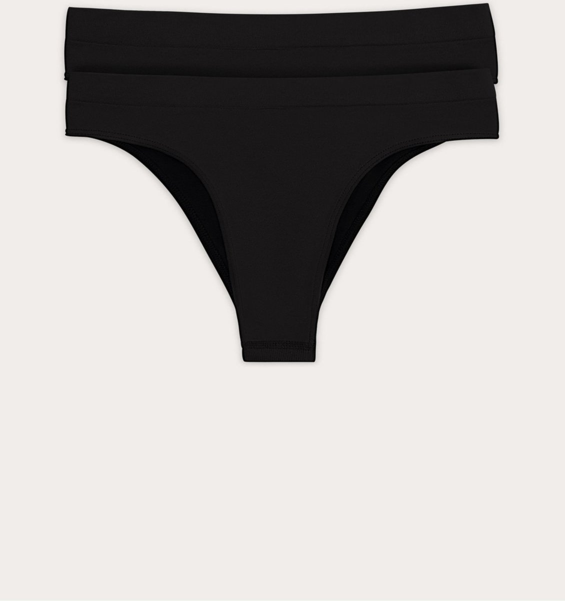 Imagem principal Kit 2 Calcinhas Sem Costura Hering HERING INTIMATES preto HERING INTIMATES preto