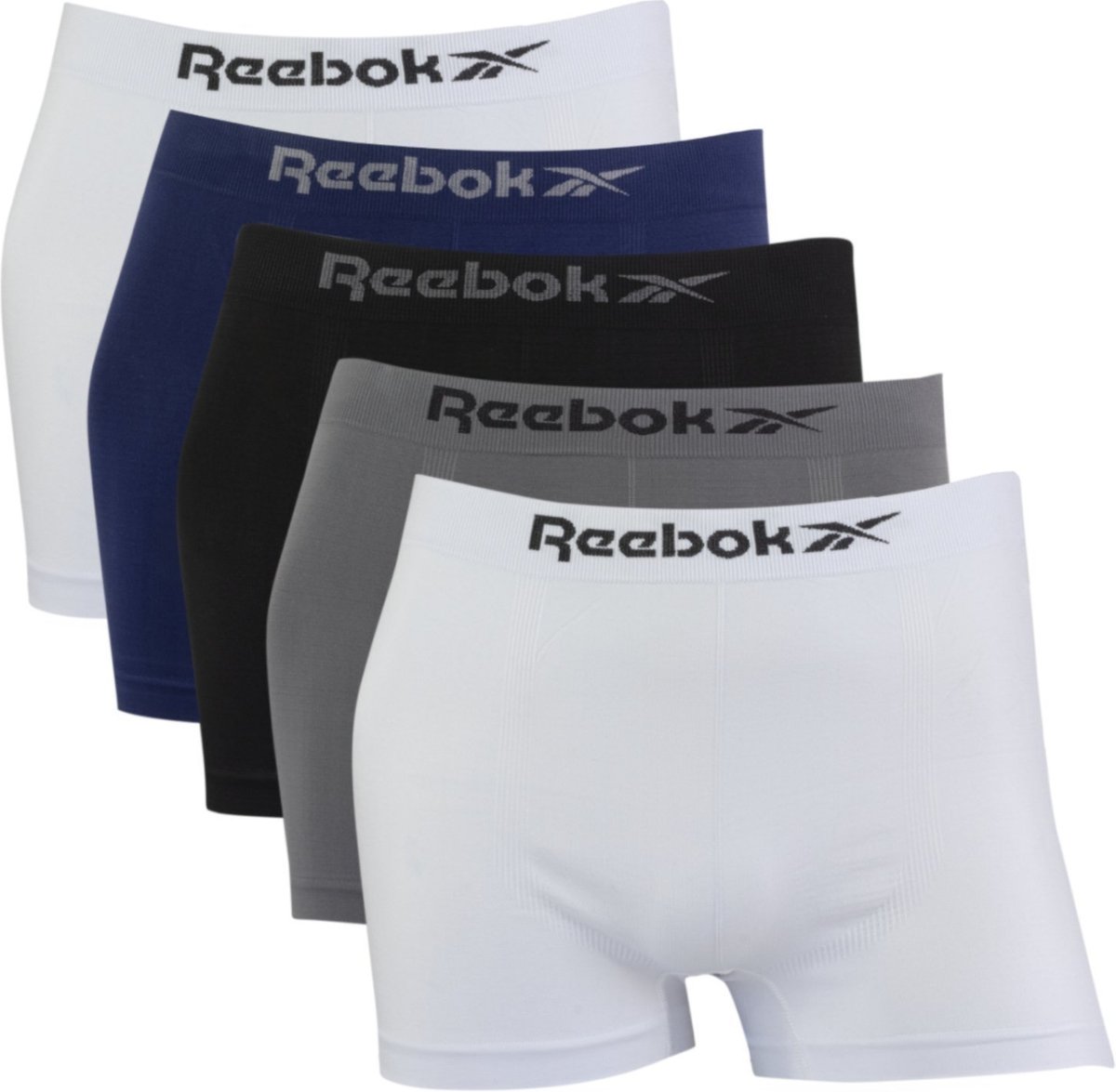 Imagem principal Kit 5 Cuecas Reebok Boxer Classic Microfibra Sortido multicolorido Reebok multicolorido
