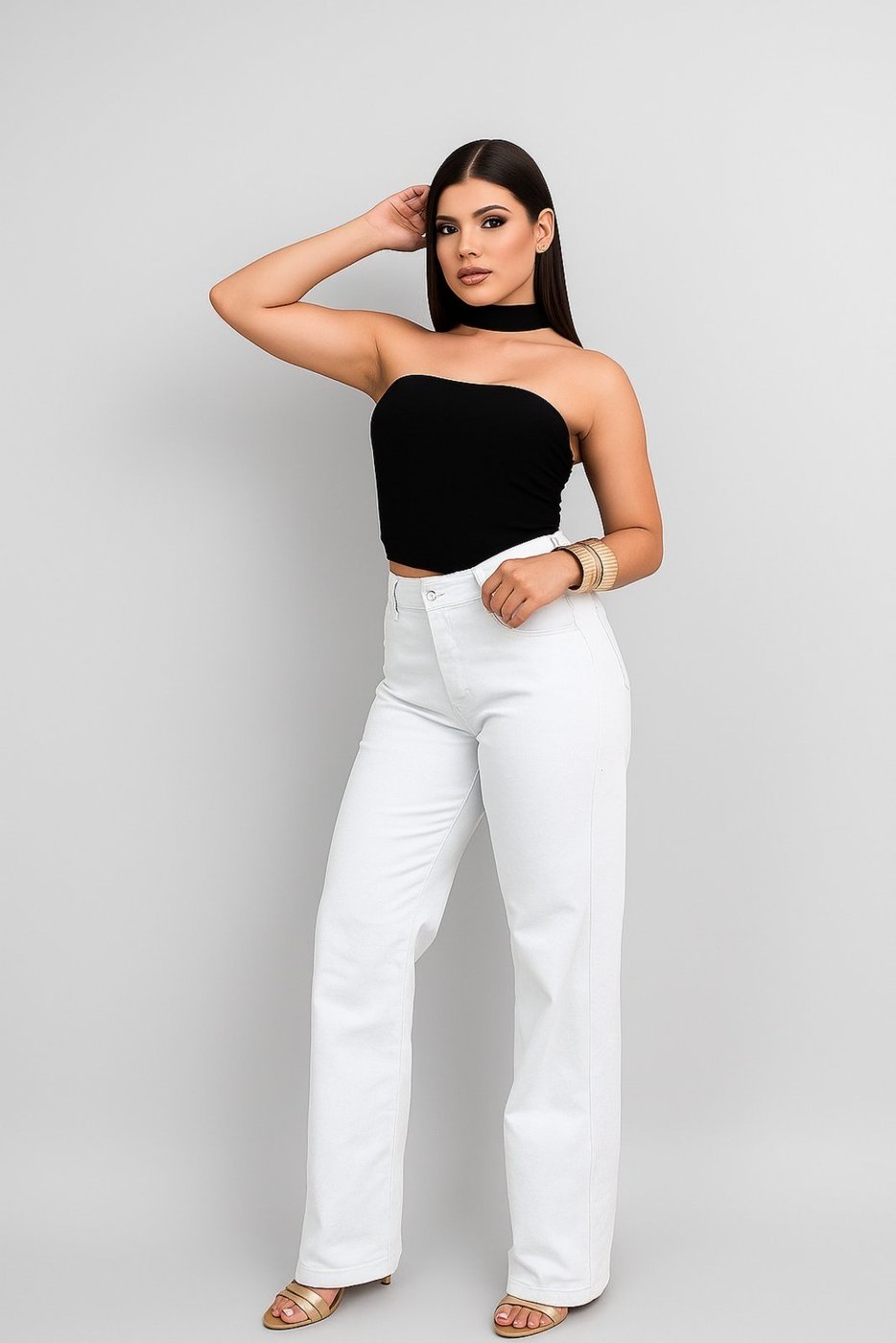 Calça D Bell Outlet Fashion Wide Lag