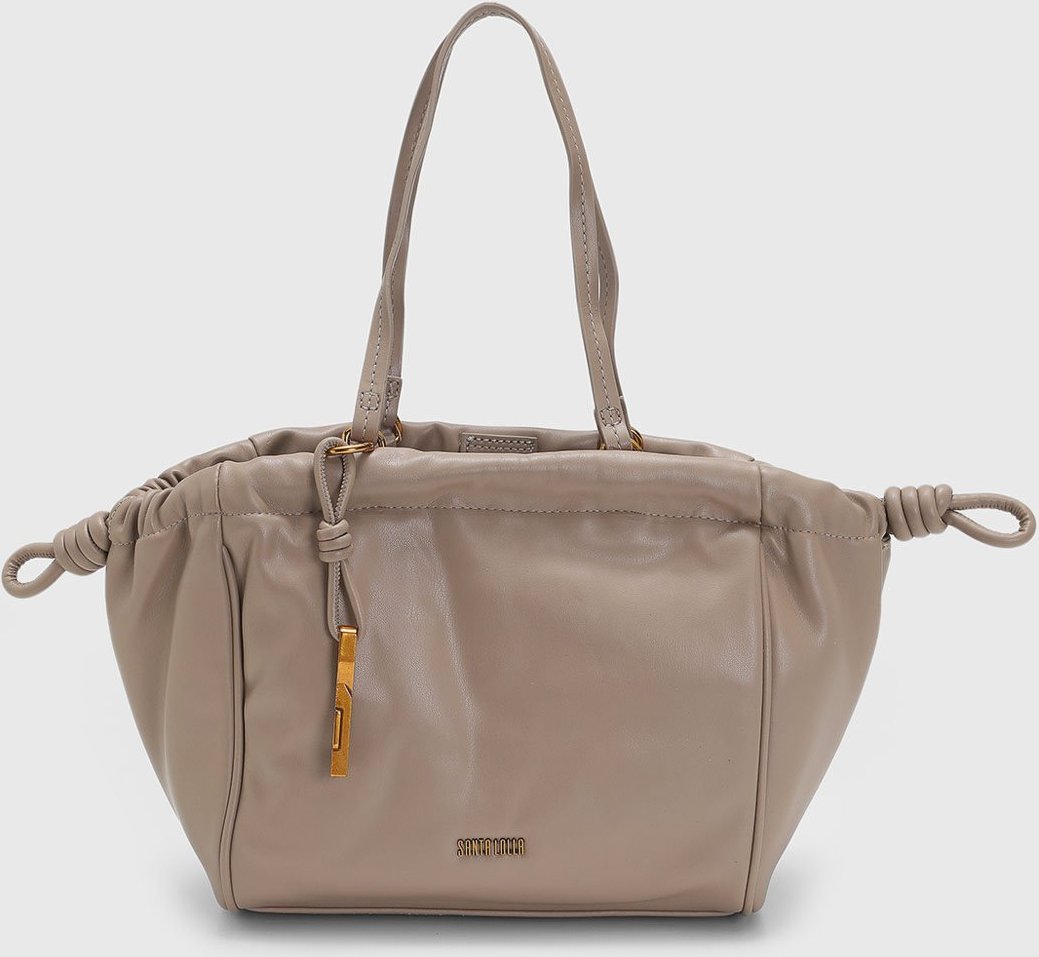 Bolsa Média Feminina Santa Lolla Lateral Franzida