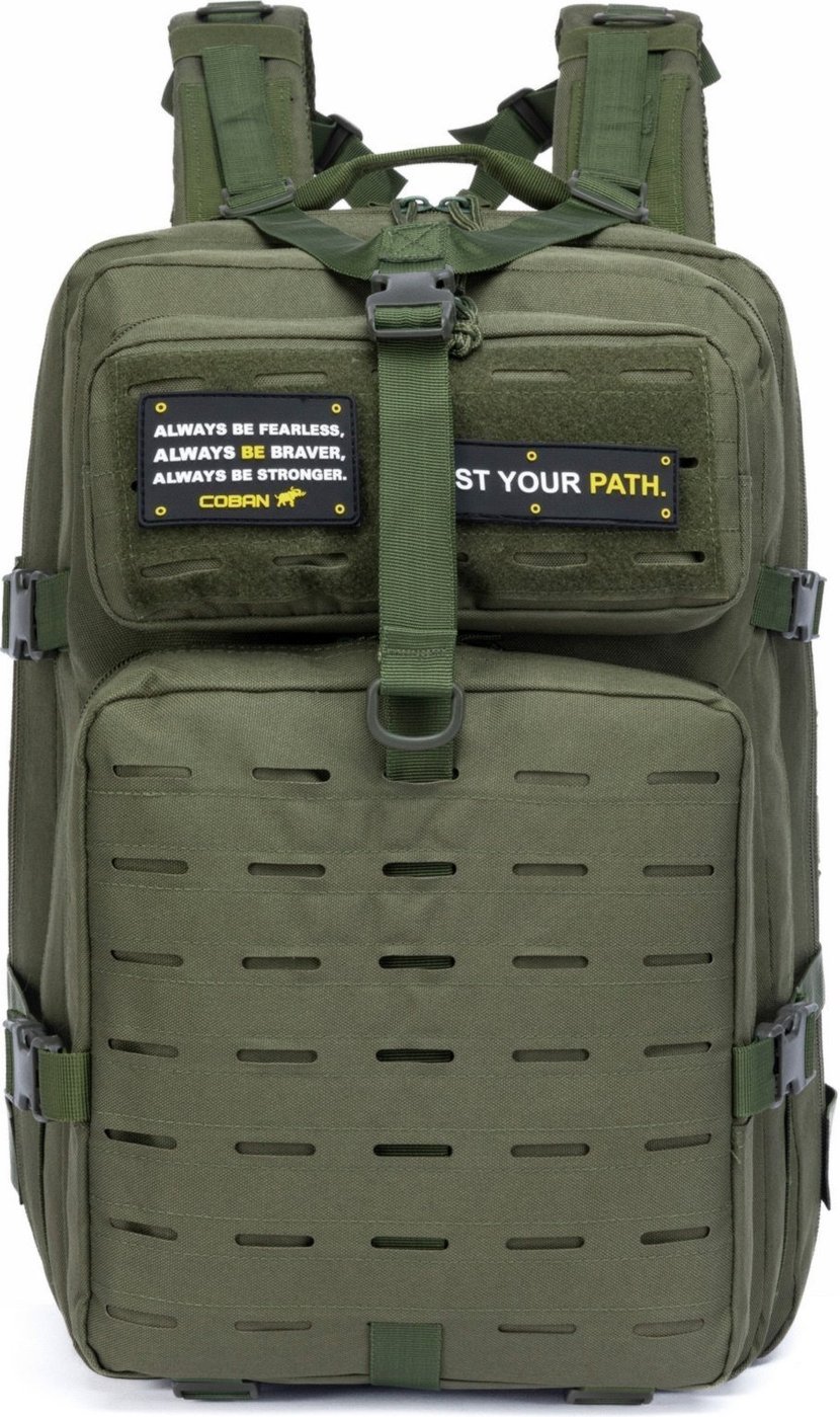 Imagem principal Mochila Coban Camping Tática Espaçosa Passeio Viagem verde COBAN verde
