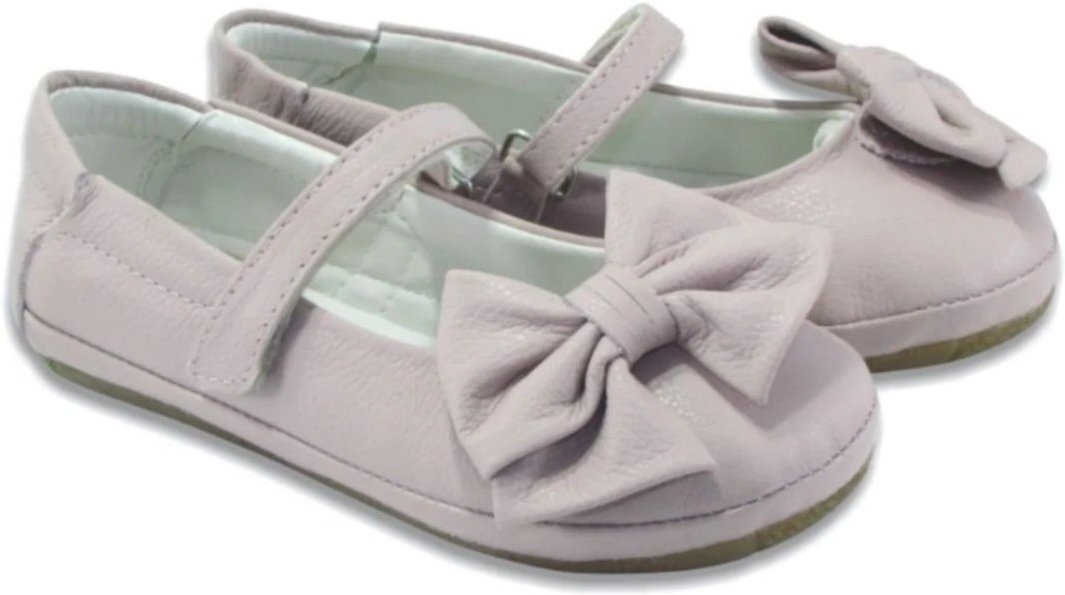 Imagem principal Infantil - Sapatilha Menina Classica com Laço Couro Legítimo Batizado Kimey rosa Kimey rosa