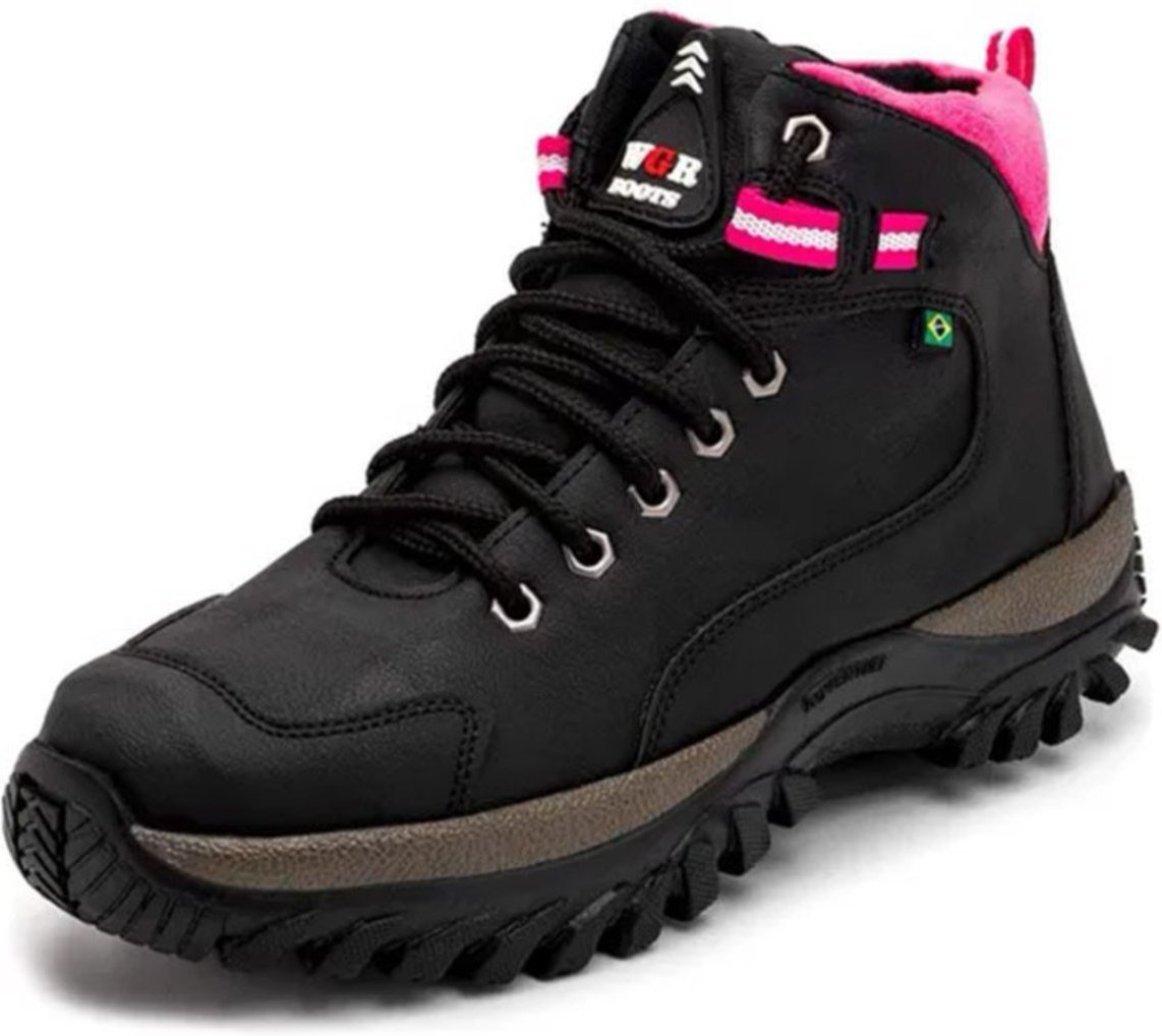 Imagem principal Bota Feminina De Segurança Coturno Adventure Lavini Shoes preto Lavini Shoes preto