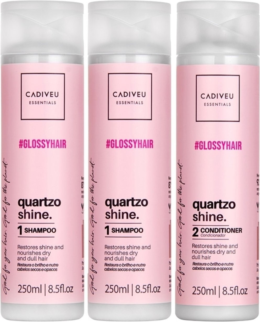 Imagem principal Kit Cadiveu Professional Hair Quartzo Shine Shampoo Extra e Condicionador (3 produtos) multicolorido Cadiveu Professional multicolorido