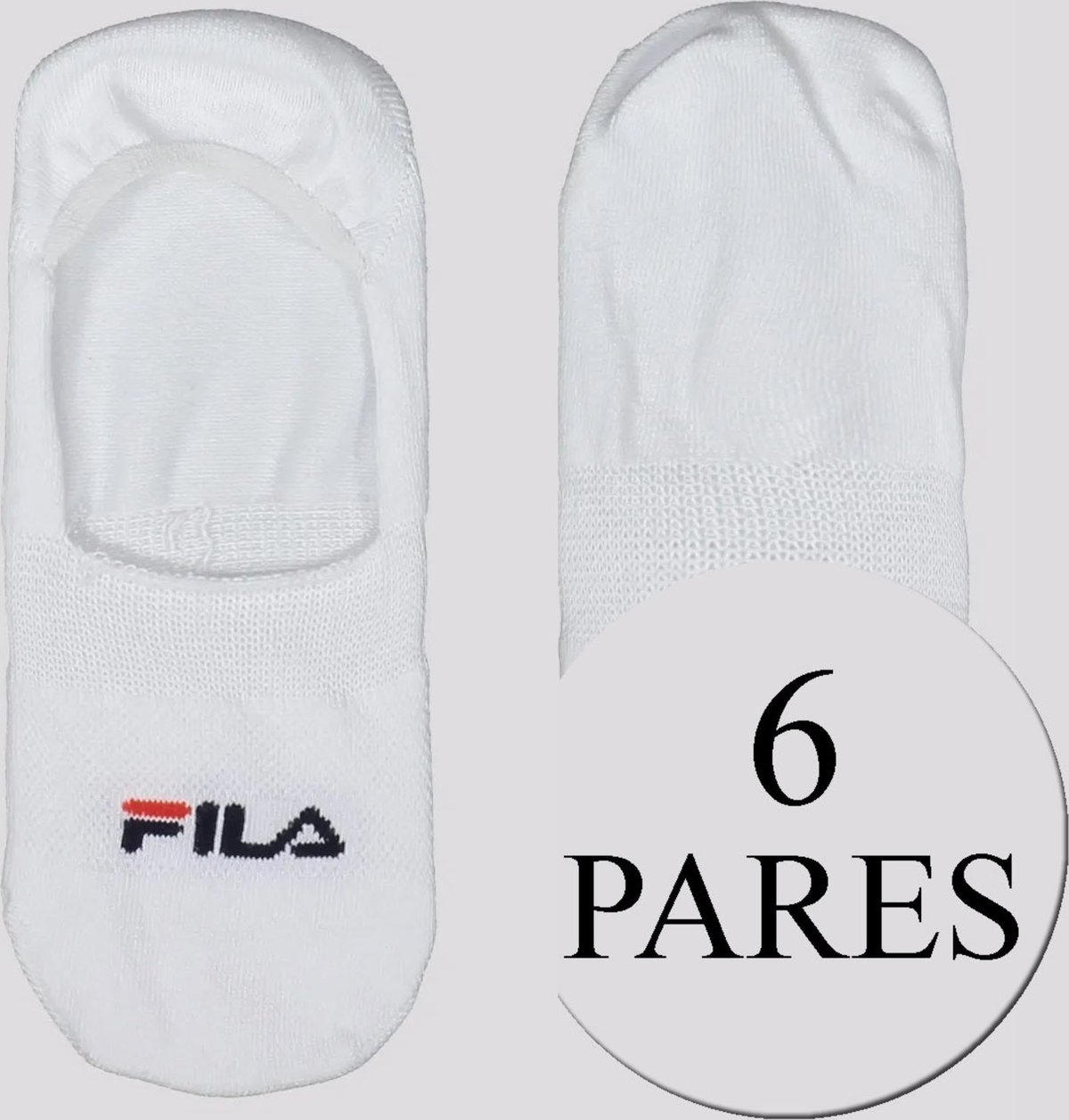 Kit Meia Fila 6 Pares Cano Invisível