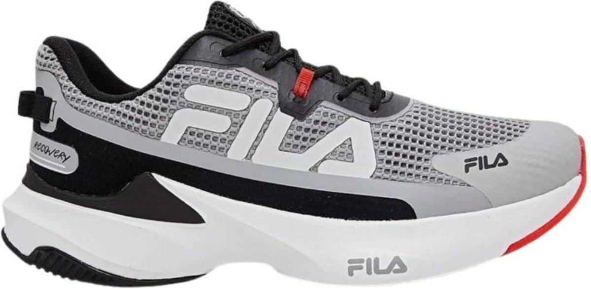 Imagem principal Tênis Fila Recovery Masculino preto/vermelho cinza Fila cinza