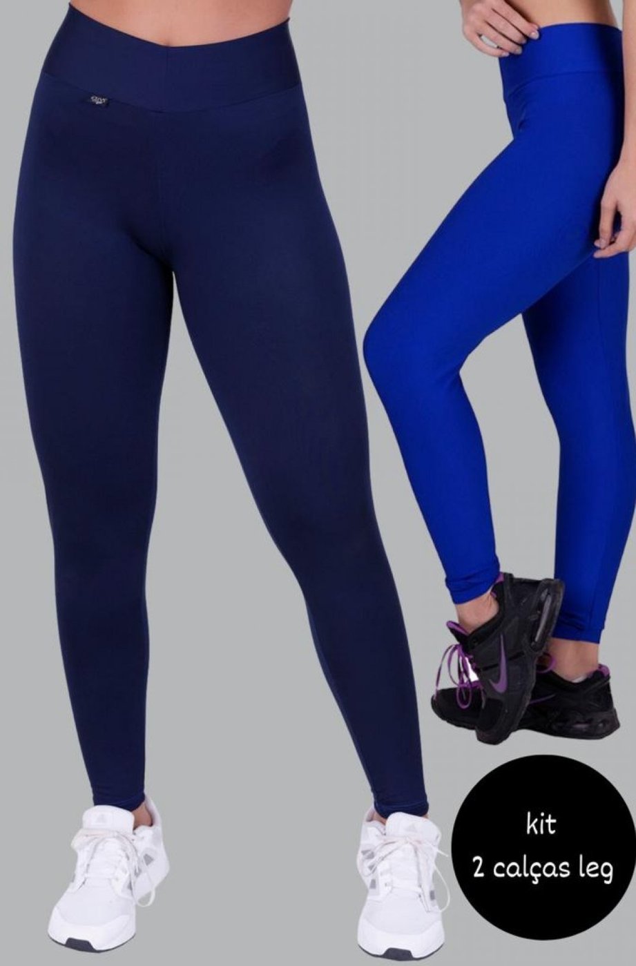 Kit 2 Peças Calça Leg Basica