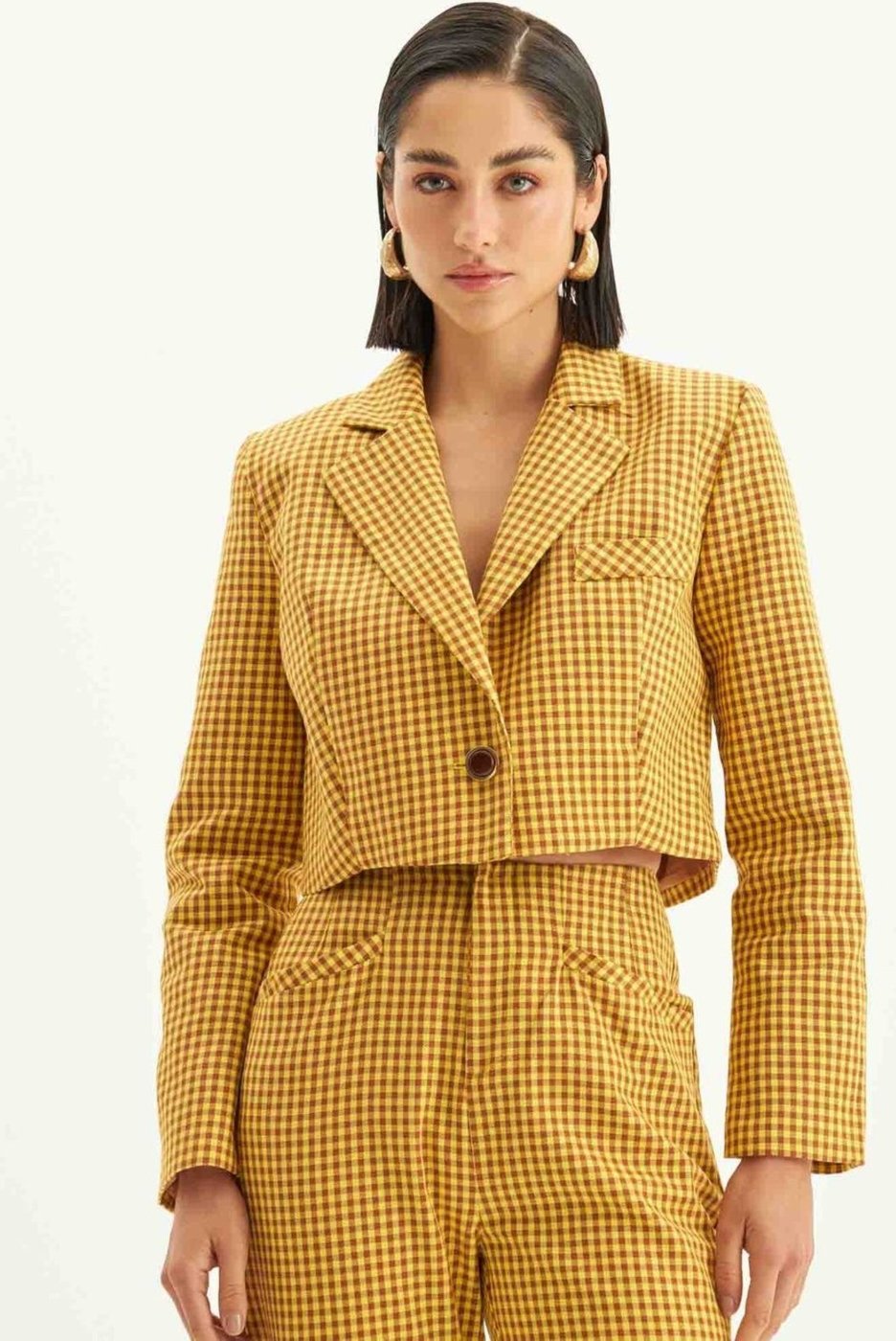 Blazer Cropped Transpassado