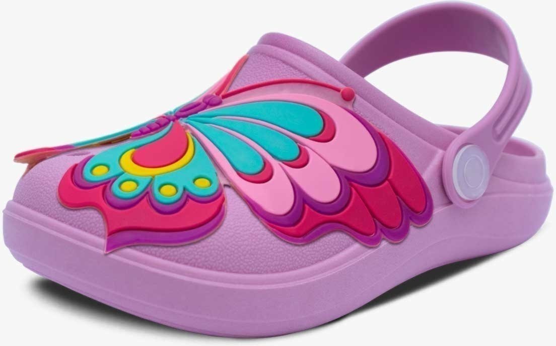 Infantil - Sandália Babuche Feminina Pópidi Borboleta