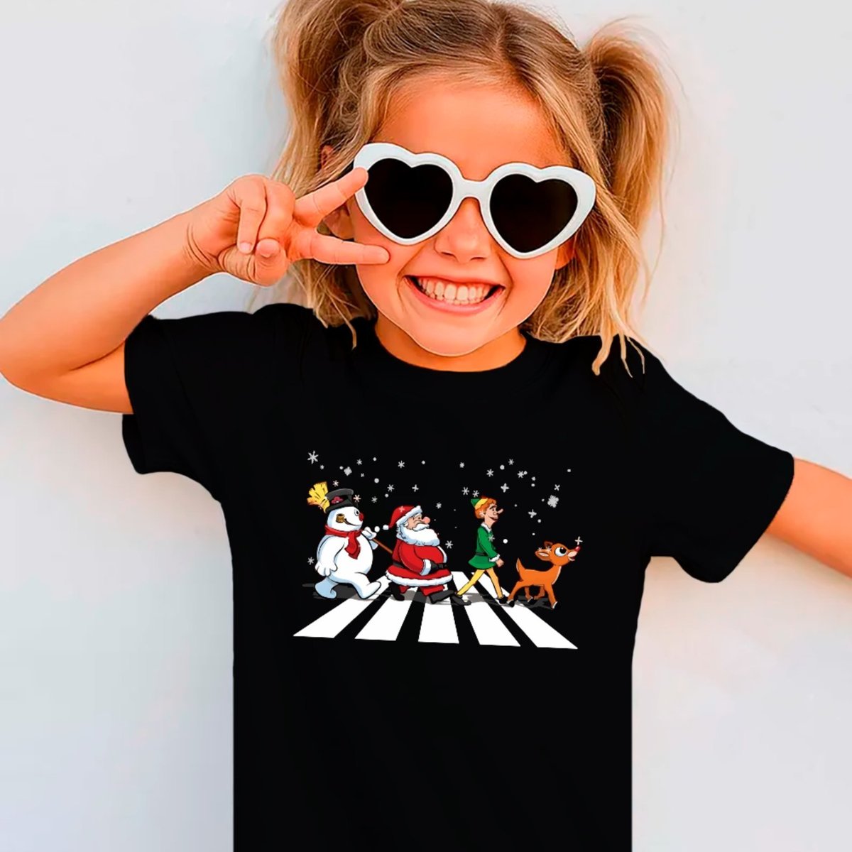 Imagem principal Infantil - Camiseta Ousy Natal Rena e Amigos preto ousy preto