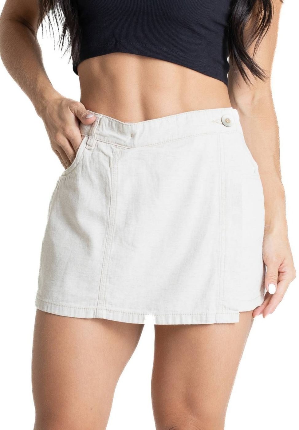 Shorts Saia Linho Sawary - 280335