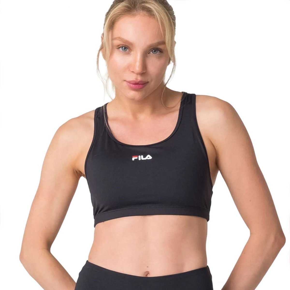 Imagem principal Top Feminino Fila Nadador Essential Sustentação preto Fila preto