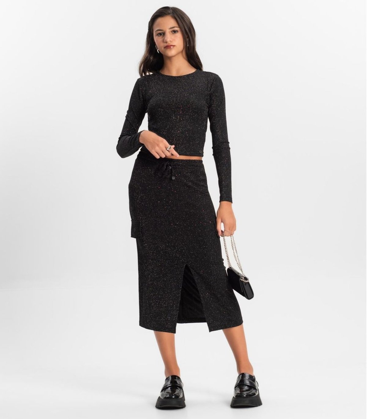 Imagem principal Infantil - Saia Midi Juvenil Minty preto MINTY preto