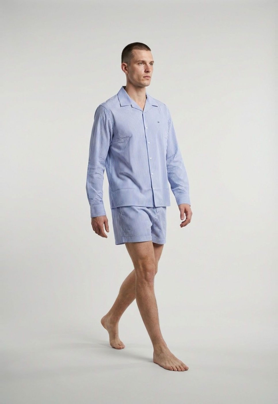 Imagem principal Conjunto Pijama Masculino Calvin Klein Underwear Listrado azul Calvin Klein Underwear azul