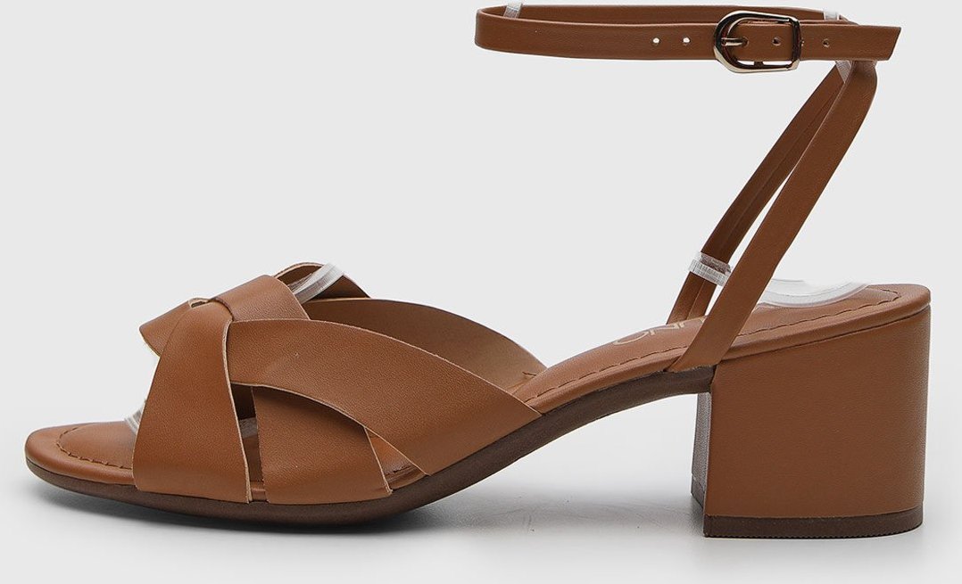 Sandália Feminina Via Uno Salto Quadrado