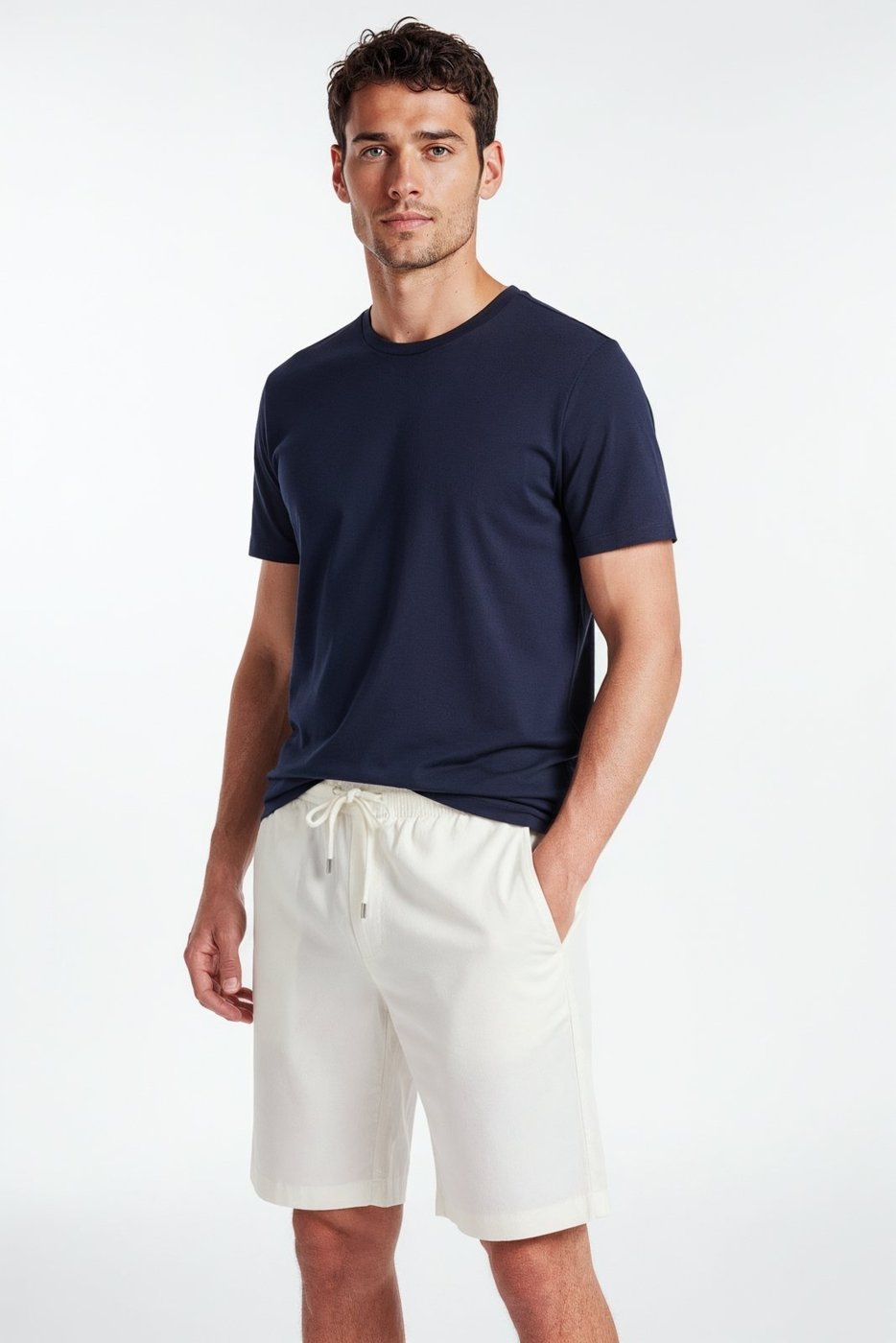 Imagem principal Short Cós Elástico Traymon - Off White off-white white Traymon off-white white