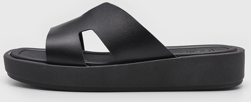 Rasteira Feminina Beira Rio Tiras Cruzadas Preta