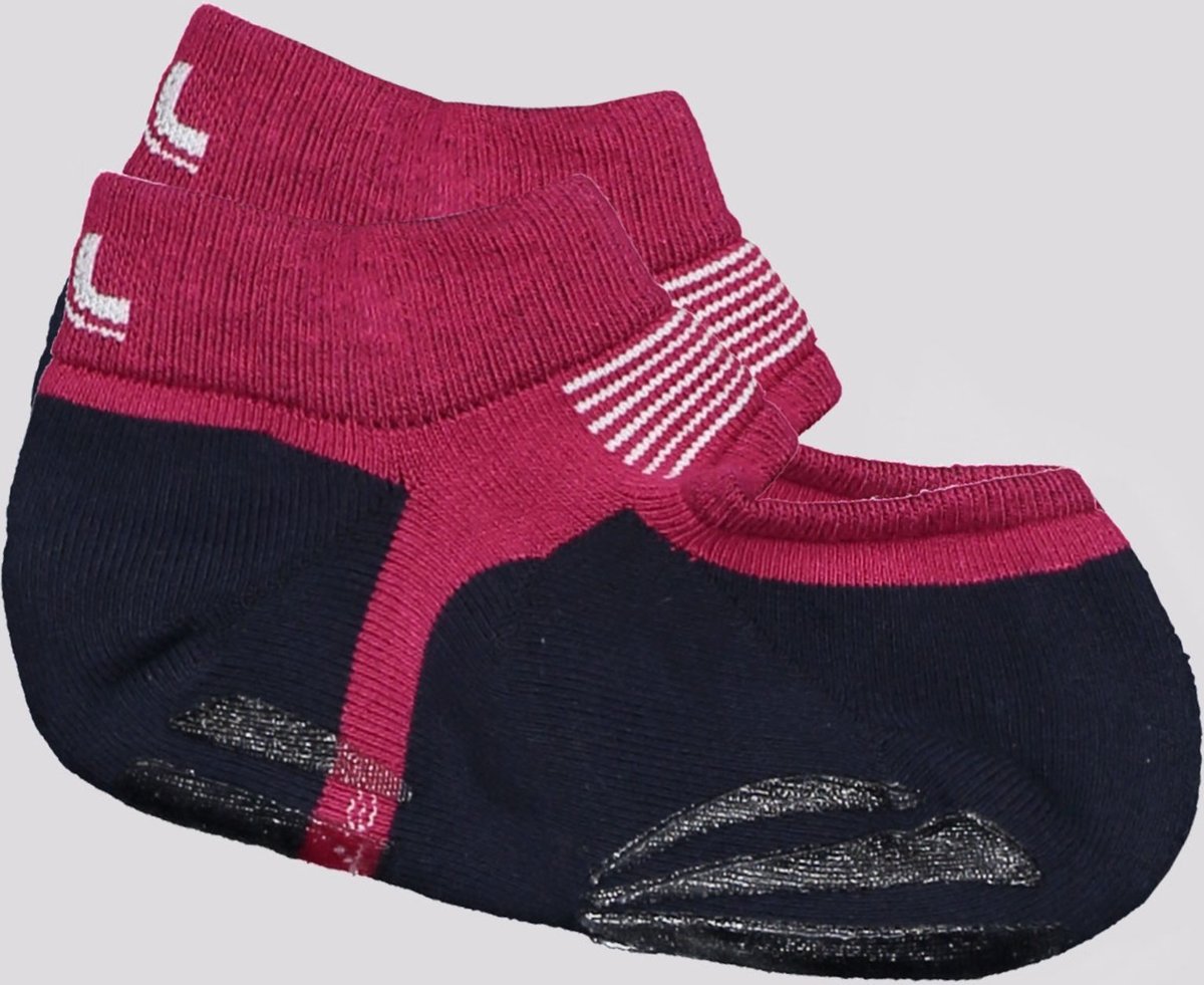 Meia Lupo Performance Sapatilha Pilates Feminina Preta e Vinho