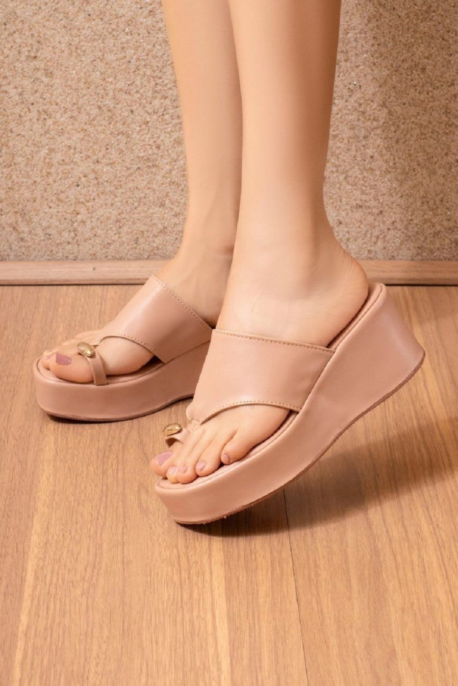 Tamanco Anabela Ref 2155 P Rofely