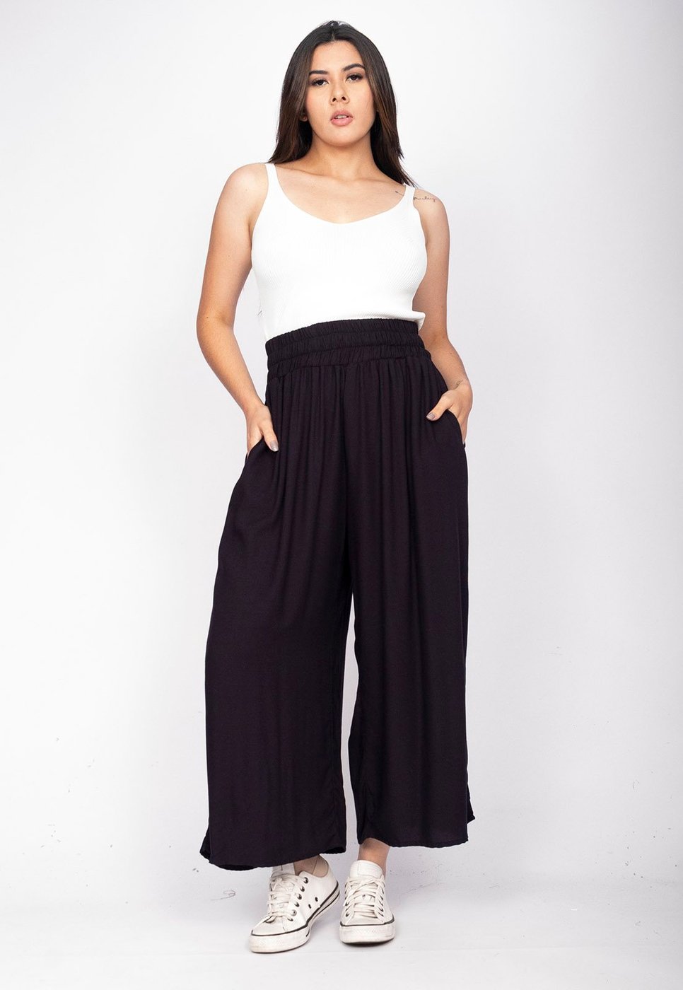 Calça Pantacourt Amazonia Vital Elastic Embaú Preta