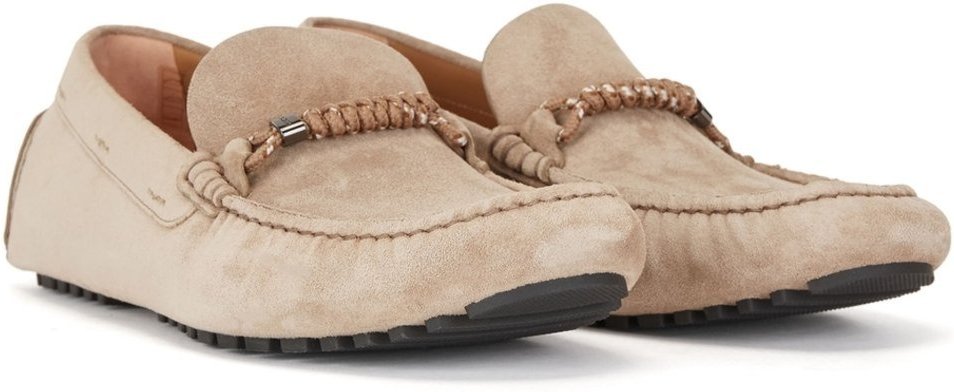 Imagem principal Mocassim De Camurça Com Acabamento Em Cordão Boss marrom Boss marrom