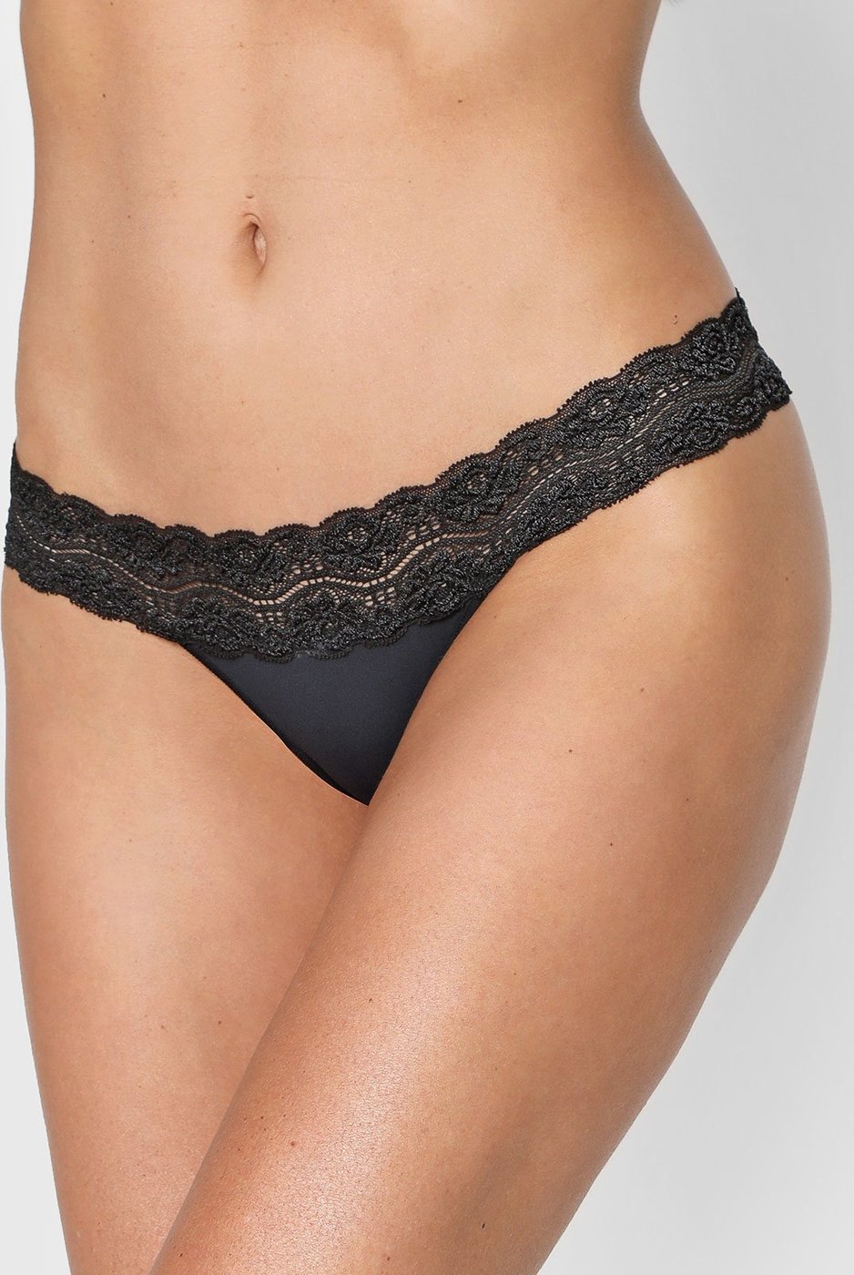Imagem principal Calcinha Hope Tanga Renda Preta preto Hope preto