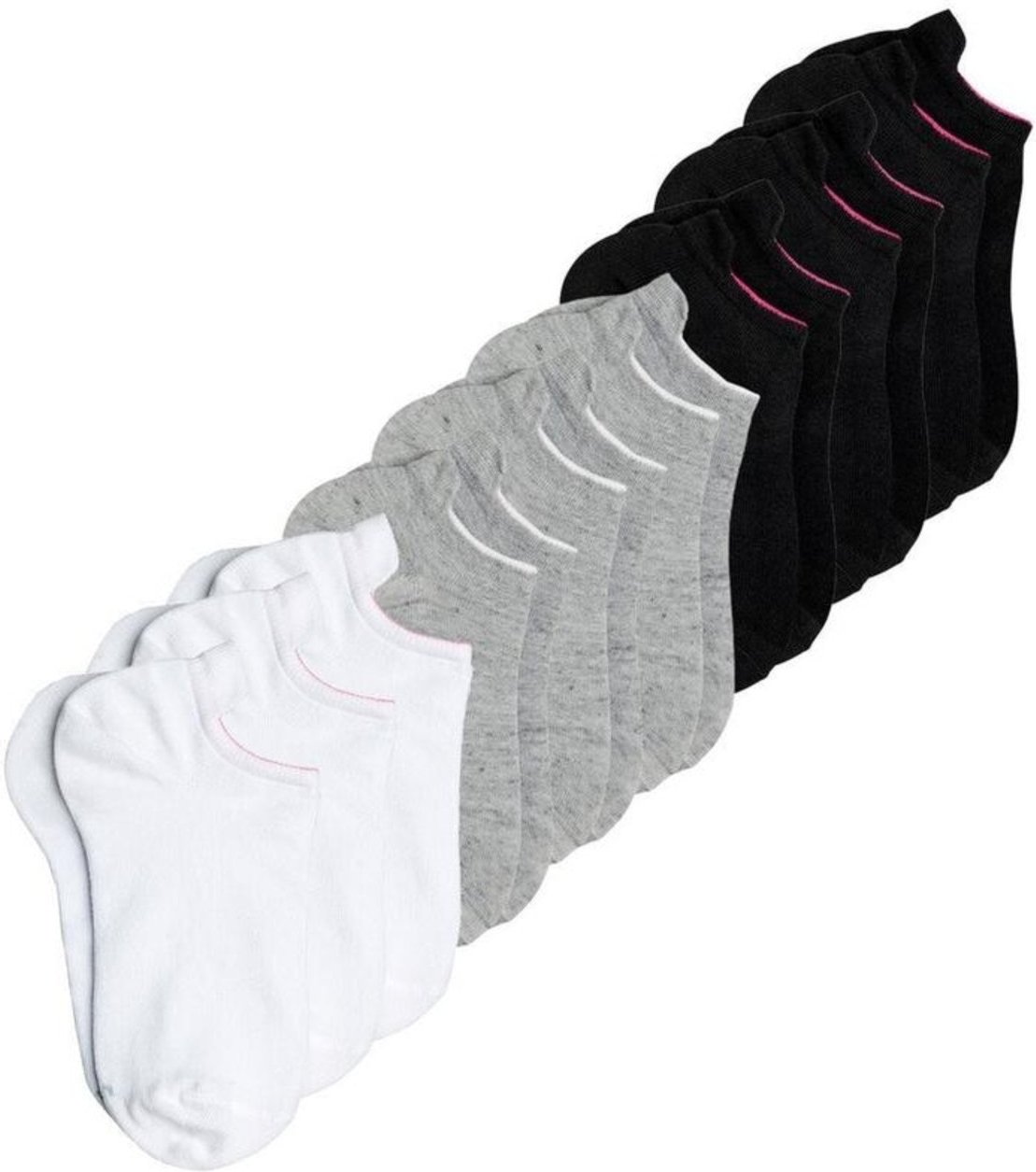 Kit com 9 Meias Básicas Cano Curto Lupo