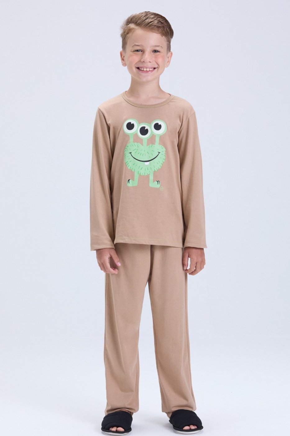 Imagem principal Pijama Masculino Inverno Etzinho Brilha no Escuro VIDA COSTEIRA verde VIDA COSTEIRA verde