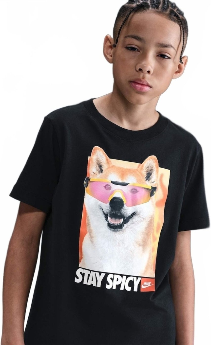Imagem principal Infantil - Camiseta Nike Sportswear Shiba preto Nike preto
