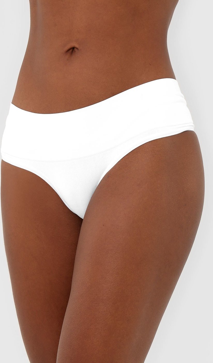 Imagem principal Calcinha Lupo Biquíni Punho Soft Branca branco Lupo branco
